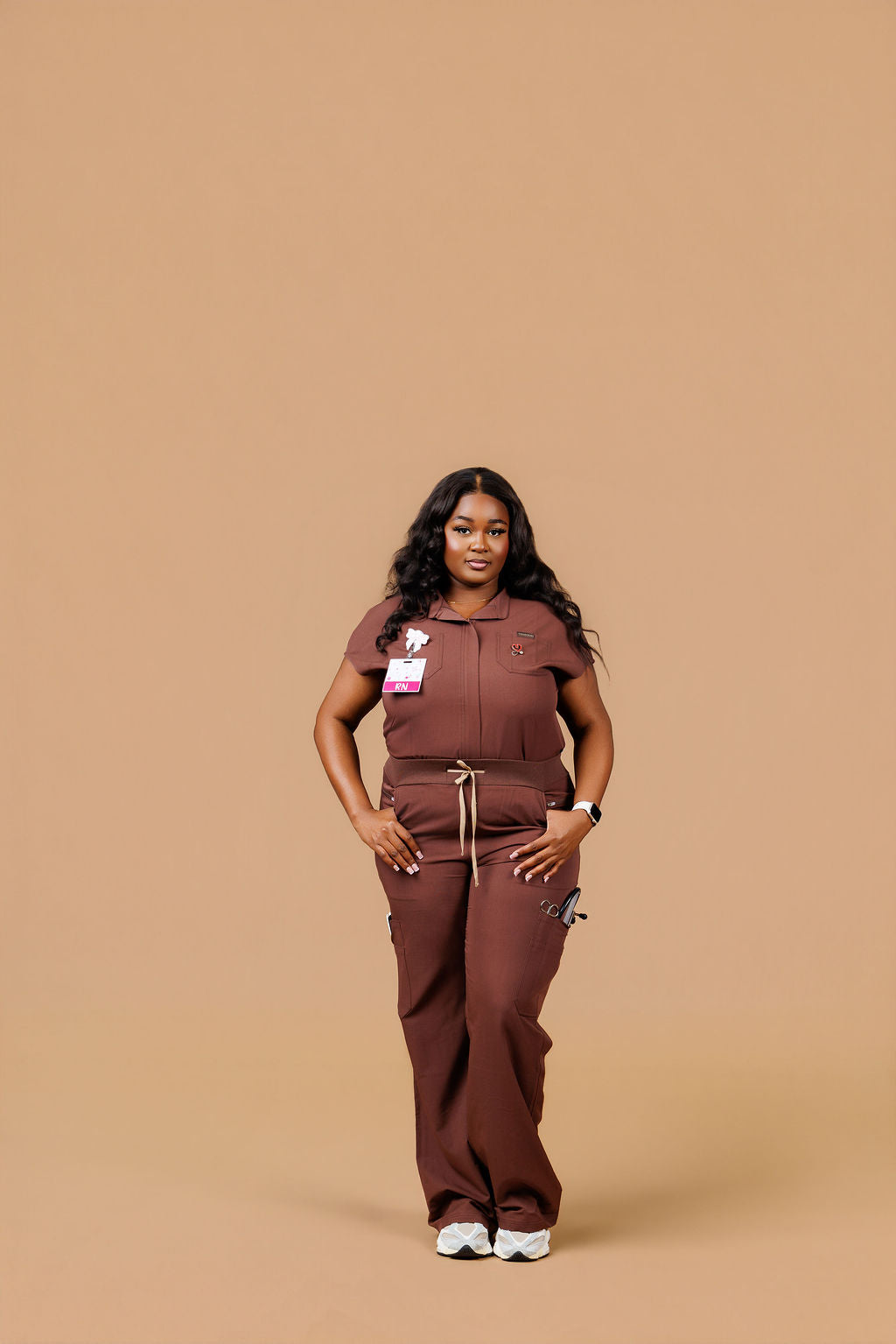 006 Zip-Up Scrub Set🤎🍯